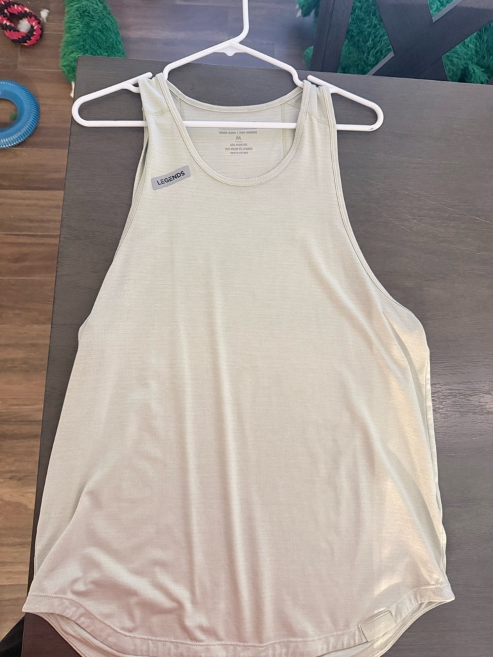 Legends Men’s White Tank Top - Picture 6 of 7